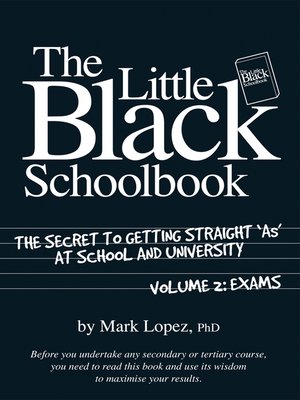 cover image of The Little Black Schoolbook, Volume 2: Exams